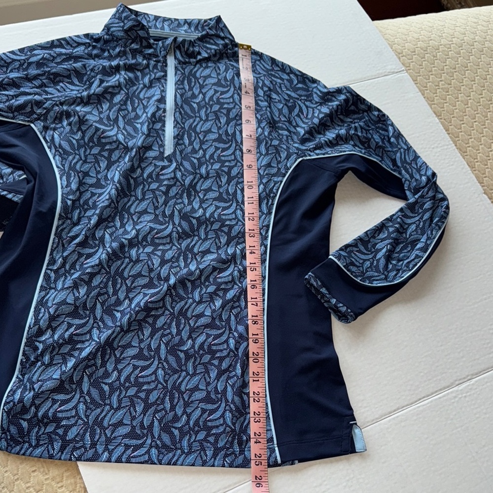 NWT Peter Millar Lightweight 1/4 Zip Long Sleeve Golf Sun Shirt - Picture 10 of 16